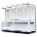 Freezer wall counter with remote unit