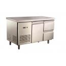 GNTC700 L1 D2 | Refrigerated worktable with 1 door, 2 drawers