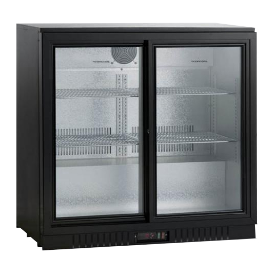 SC 211 SLE | Barová chladnička se dvěma skleněnými dveřmi