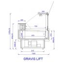 GRAVIS LIFT 0.94 | Obslužný pult se zabudovaným agregátem (S)