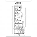 R-1 DC 110/80 DOLCE | Refrigerated wall counter