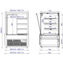SONATA 1,4 | Confectionary counter with double frontglass