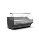 WCH-6/1B WEGA | Counter with curved glass with built-in aggr.(S)