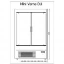 R-1 MVR 210/60 MINI VARNA DUZ | Refrigerated cabinet hinged doors