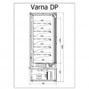 R-1 VR 90/80 VARNA | Přístěnný chladicí pult s posuvnými dveřmi