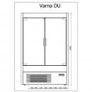 R-1 VR 250/80 VARNA DUZ | Refrigerated cabinet hinged doors