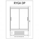 R-1 RG 100/80 RYGA | Přístěnný pult s posuvnými dveřmi
