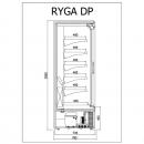 R-1 RG 100/80 RYGA | Přístěnný pult s posuvnými dveřmi