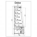 R-1 DC 190/80 DOLCE | Refrigerated wall counter