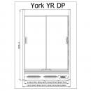 R-1 YR 187/80 YORK | Refrigerated wall cabinet