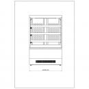 C-1 VN/O 60/CH/DU VIENNA | Self service refrigerated display counter with back doors