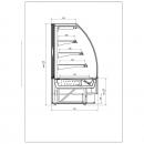 C-1 VN/Z 90/CH VIENNA | Refrigerated display counter