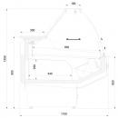 L-1 MD/W 150/110 Modena | Refrigerating counter