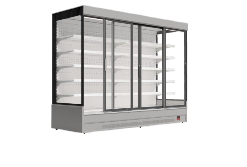 MODUS SGD 1.25/0.9 | Refrigerated wall cabinet with sliding doors (without aggregate) D