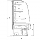 C-1 TS/Z 60/CH TOSTI | Pastry counter white