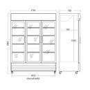 SD 1502 HE | Triple door display cooler