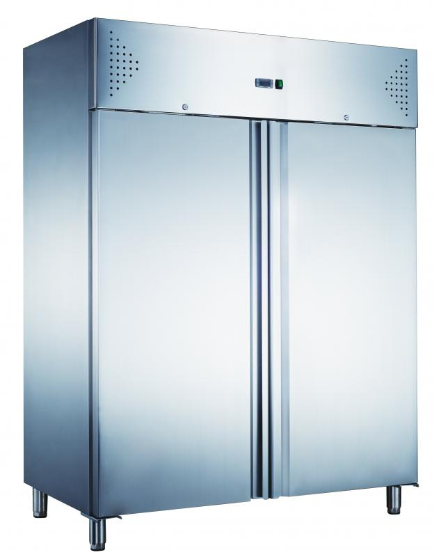KH-GN1200TN | Nerezová lednice s plnými dveřmi