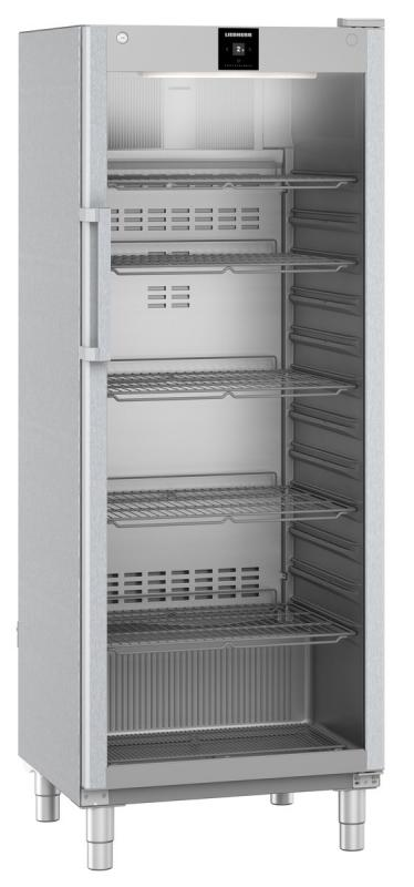 Liebherr FRFCvg 6511 Perfection | Nerezová lednice s prosklenými dveřmi, GN 2/1