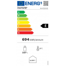 KH-VC220 GD | Lednice s prosklenými dveřmi a mechanickým termostatem