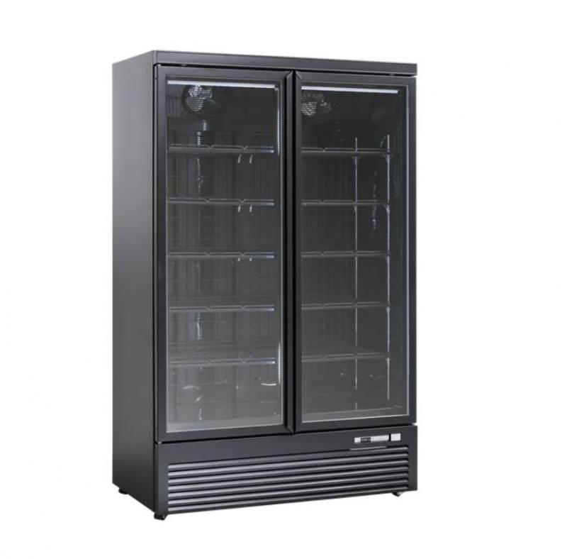 DC1080BB | Lednice s dvojitými skleněnými dveřmi