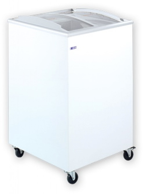 KH-CF100 SCB | Chest freezer with sliding curved glass top