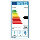 GUR 200 X | Nerezová lednice s plnými dveřmi