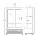 DC287SLBC | Lednice s posuvnými dveřmi
