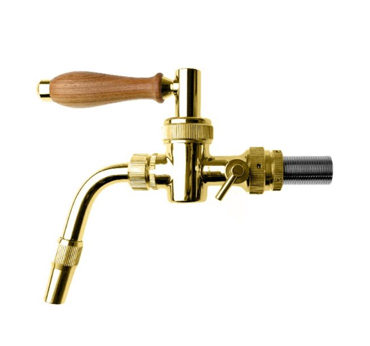 Beer tap Nostalgie 2.0 gold