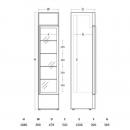 DCC 217 BWD | Glass door cooler