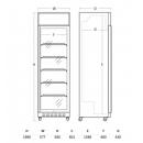 DCC 420 BWD | Glass door cooler