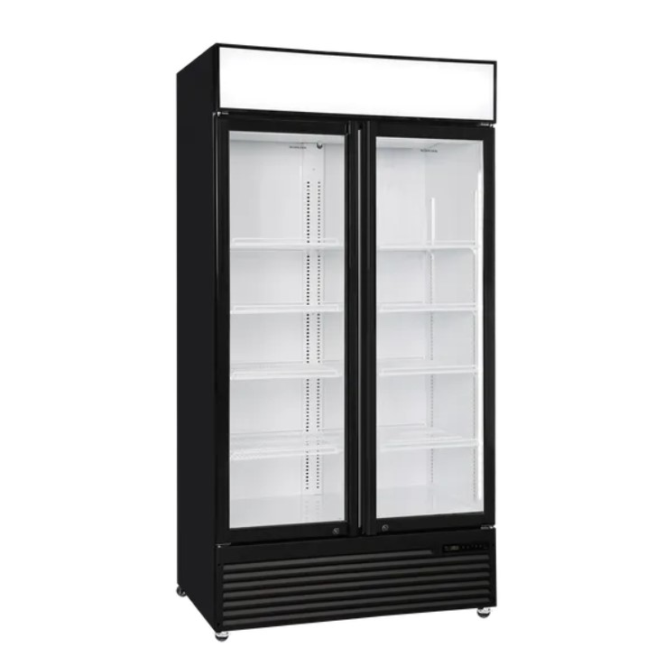 DCC 802 BWD | Lednice s dvojitými sklenenými dvermi
