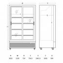 DC 1000 BSLD | Glass door cooler