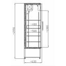 CC 635 GD (SCH 401) | Lednice s prosklenými dveřmi