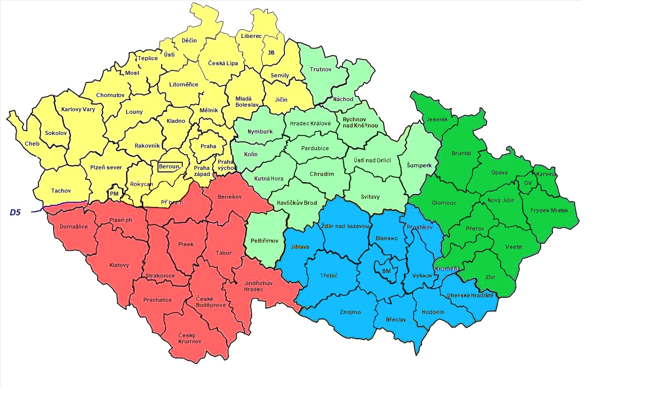 servis mapa ČR